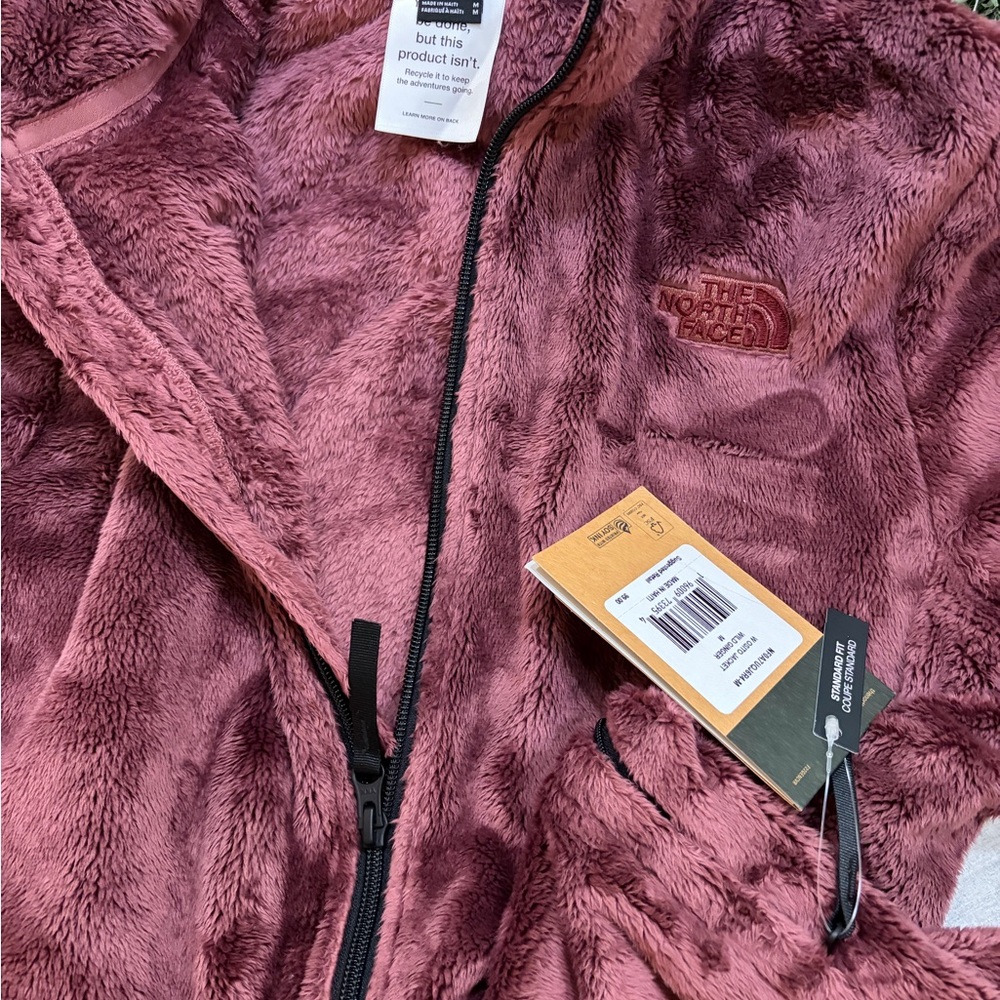 The North Face Maroon Fleece Jacket - Picture 2 of 4